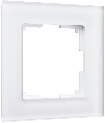 Рамка универсальная Werkel Senso 1-м. стекло белый soft-touch фото Рамка универсальная Werkel Senso 1-м. стекло белый soft-touch картинка